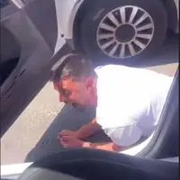 فریاد و ترس شهرک‌نشین اسرائیلی هنگام حمله موشکی: (موشک) از یمن است