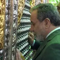 تشرف وزیر امور خارجه به حرم شاهچراغ