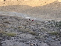 نجات کوهنورد حادثه‌دیده دره گاهان تفت
