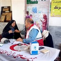 ۱۱۶۲ نفر از خدمات کاروان‌های سلامت هلال‌احمر در خراسان شمالی بهره‌مند