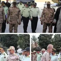 سفر فرمانده مرزبانی جمهوری اسلامی ایران به سیستان و بلوچستان