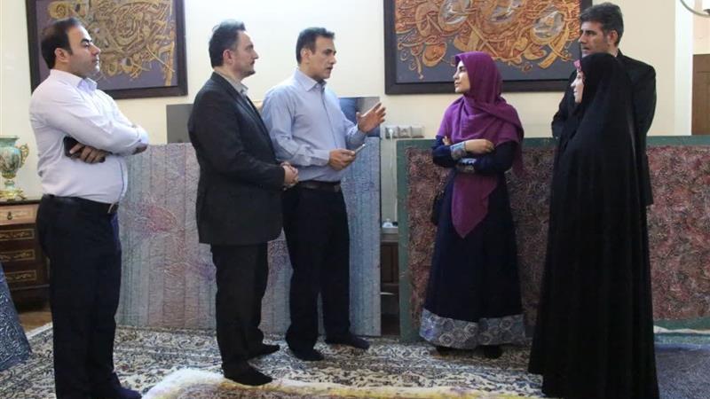 دیدار معان هنری وزیر فرهنگ با «احسان حیدرزاده یگانه»