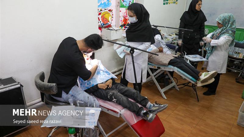 ارائه بیش از ۷۵۰ خدمت رایگان دندانپزشکی در اردوی جهادی مینودشت