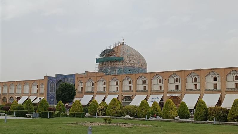 ورود خودروهای هیئت طالبان به نقشجهان بدون هماهنگی با میراث بود