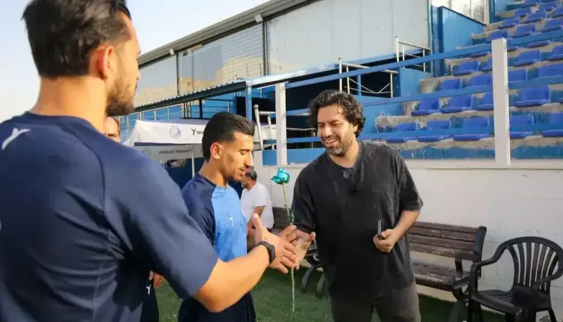 خواننده و آهنگساز مطرح مهمان تمرین استقلال