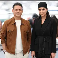 تصاویر جدید از پیمان معادی و پریناز ایزدیار در فستیوال کن