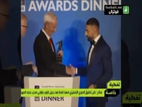 اهدای جایزه بازیکن سال اتحادیه نویسندگان فوتبالی به محمد صلاح