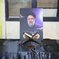 سوگواری اهالی هنر و رسانه قم برای شهید جمهور