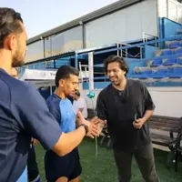 خواننده و آهنگساز مطرح مهمان تمرین استقلال