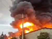 حریق گسترده کارخانه ریسندگی و بافندگی در مورچه‌خورت اصفهان