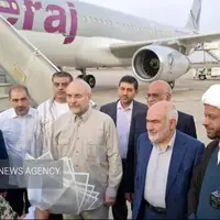 قالیباف از طریق فرودگاه آبادان وارد خوزستان شد