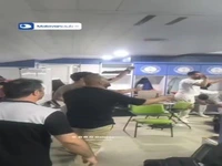 جشن صعود به فینال در رختکن ملوان