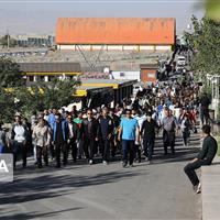 شرکت پرشور زنجانی‌ها در همایش پیاده روی خانوادگی