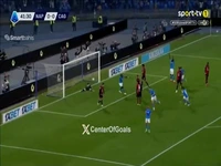 گل اول ناپولی به کالیاری توسط اسکات مک‌تامینی در دقیقه 42