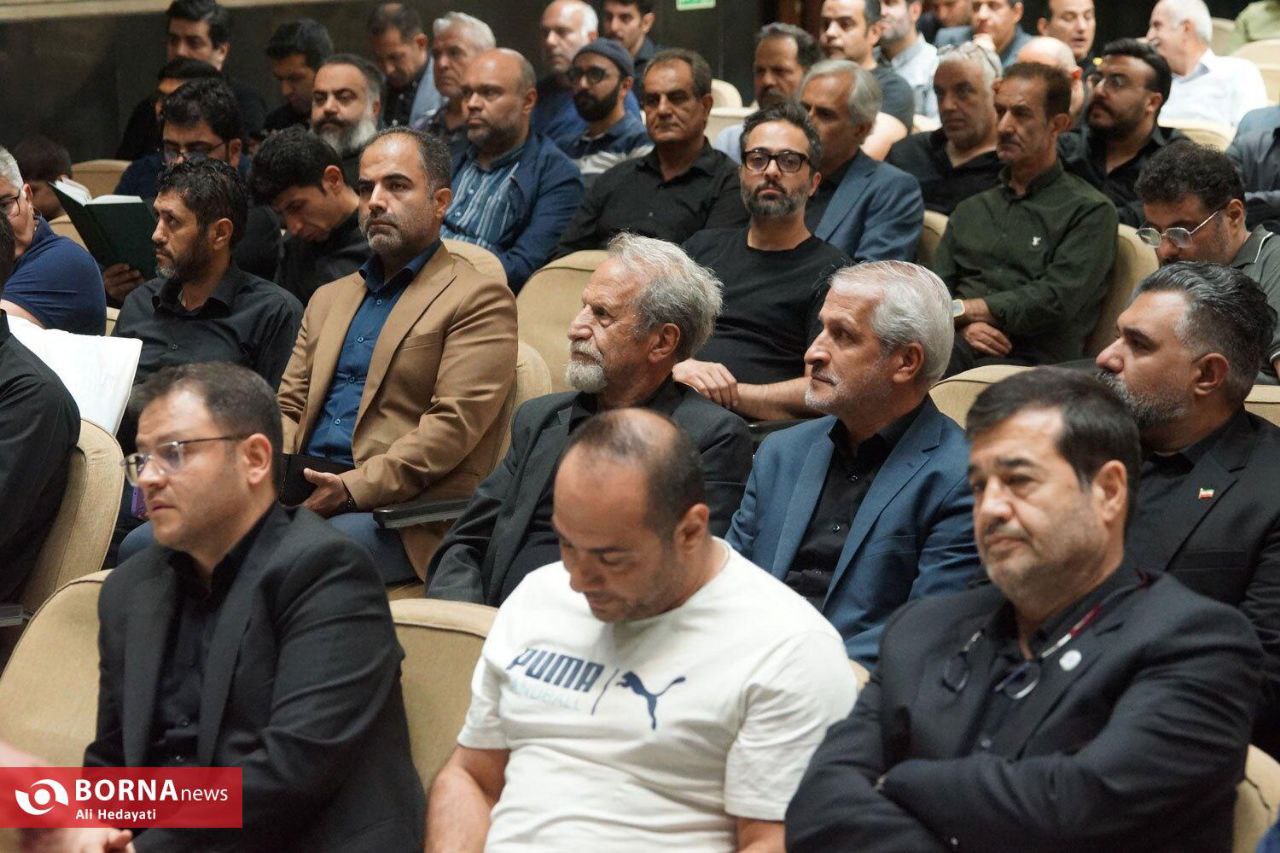 عکس/ مراسم ختم حمیدرضا درجاتی