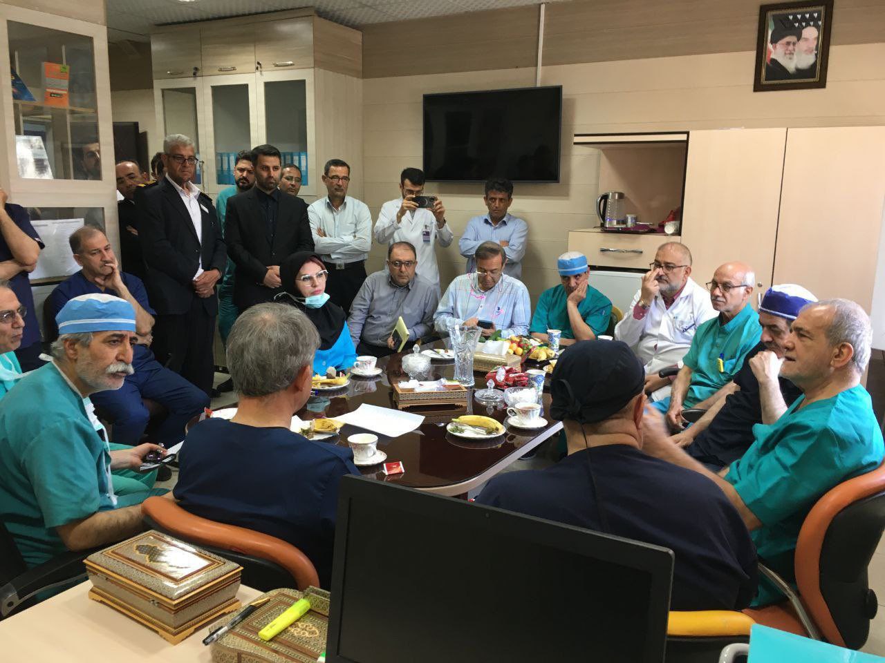 نجات جان دو بیمار با جراحی قلب باز توسط رئیس‌جمهور