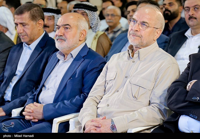 عکس/ مراسم سالروز فتح خرمشهر با حضور رئیس مجلس