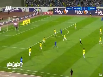 شوت ابوالفضل جلالی با واکنش گلر صنعت نفت دور شد