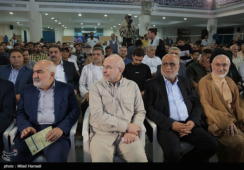 عکس/ مراسم سالروز فتح خرمشهر با حضور رئیس مجلس