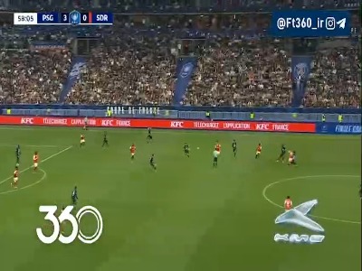 ضربه خطرناک بارکولا؛ پاری‌سن‌ژرمن 3-0 رنس