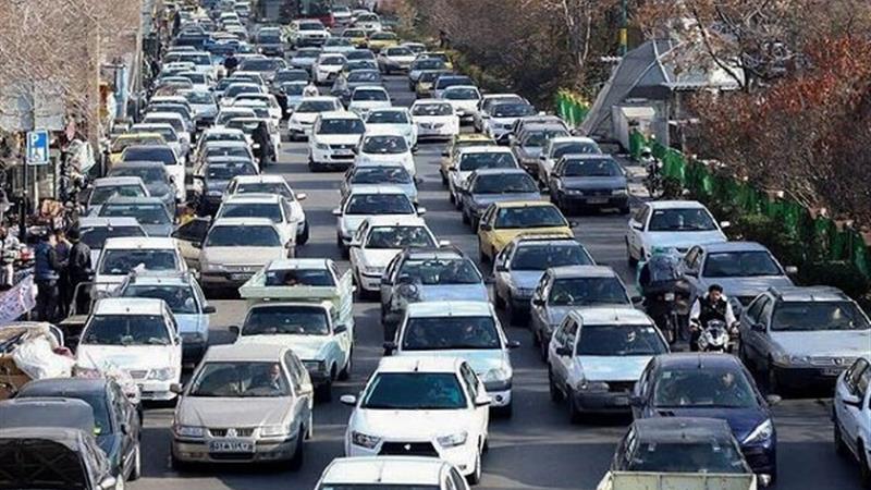 ترافیک سنگین در آزادراه قزوین – کرج - تهران