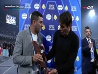 کونته به عنوان بهترین سرمربی فصل سری‌آ انتخاب شد