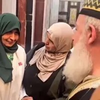 یک زن فرانسوی در فلسطین مسلمان شد
