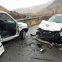 ۲ تصادف با یک فوتی و ۲۲ مصدوم در محور شهمیرزاد - فولادمحله