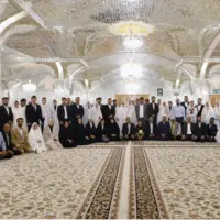  جشن ازدواج کارکنان پالایشگاه ستاره خلیج فارس در حرم رضوی