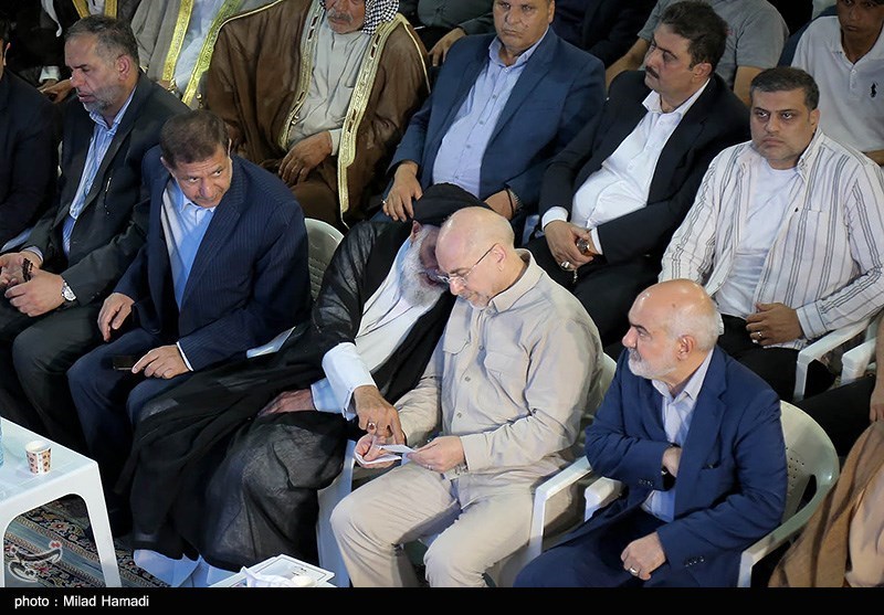 عکس/ مراسم سالروز فتح خرمشهر با حضور رئیس مجلس