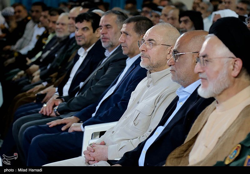 عکس/ مراسم سالروز فتح خرمشهر با حضور رئیس مجلس
