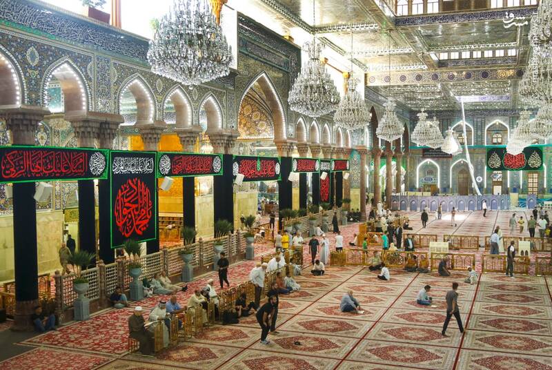 عکس/ کتیبه‌های شهادت جوادالائمه در کربلای معلی