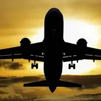 لحظات وحشتناک گرفتار شدن هواپیمای مسافربری در میان طوفان شن