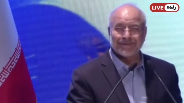 شوخی قالیباف با دونفر از مهمانان جلسه؛ غیبت ما نشه ها!