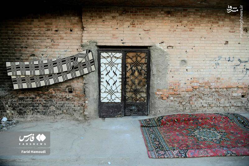 عکس/ گلوله‌هایی که هنوز جایشان روی دیوارهاست