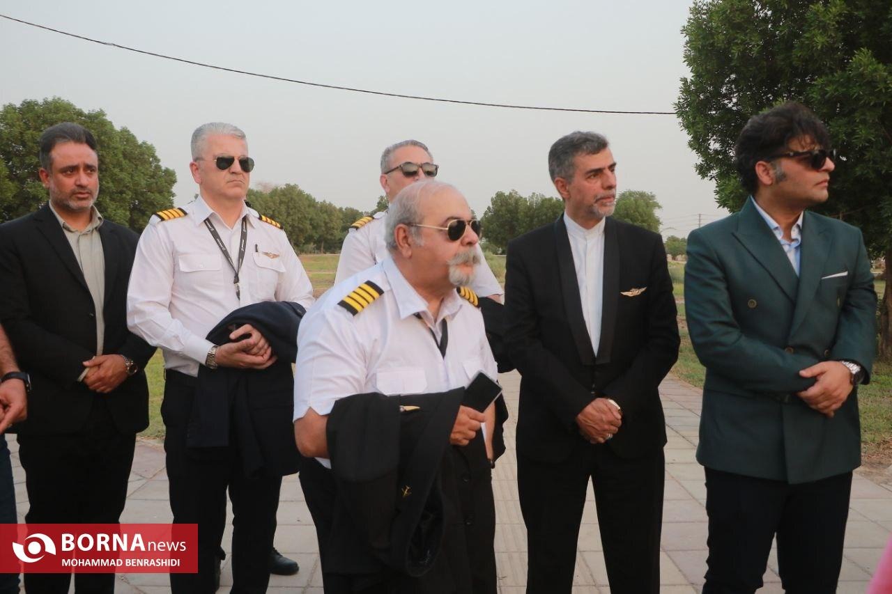 رونمایی از سردیس خلبان «محمود اسکندری» در خرمشهر