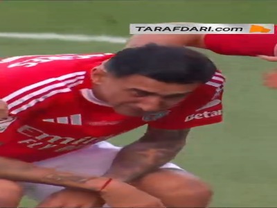 اشک‌های آنخل دی‌ ماریا پس از انجام آخرین بازی با پیراهن بنفیکا و شکست در فینال جام حذفی پرتغال