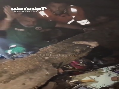 نجات معجزه‌آسای دختربچهٔ فلسطینی از دل آتش