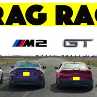 درگ بی‌ام‌و M2 با ماستنگ GT، مک‌وان و فورد فوکوس RS