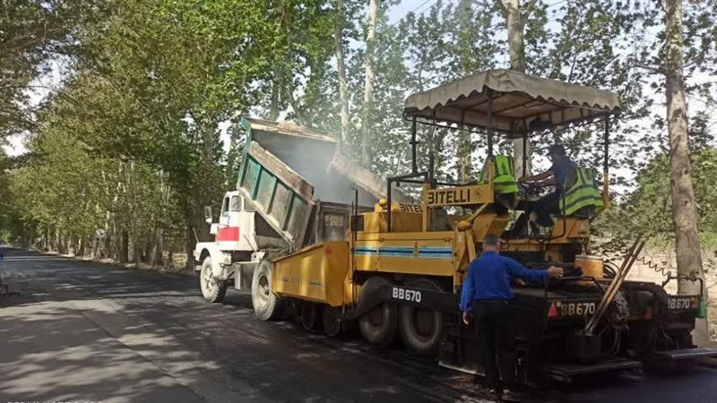 آسفالت ۳۶۰ کیلومتر از راههای روستایی البرز
