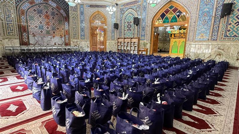 توزیع ۳۰۰ بسته معیشتی بین نیازمندان کرج