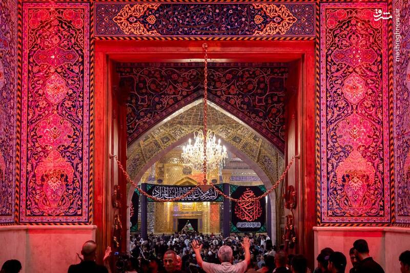 عکس/ حال و هوای کاظمین در شب شهادت جوادالائمه(ع)