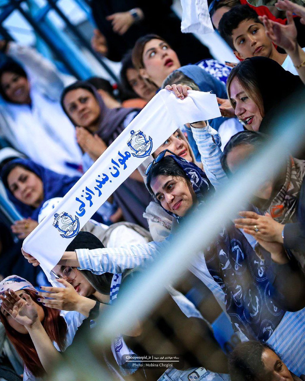 گزارش تصویری باشگاه ملوان بندرانزلی از هواداران پرشورش  