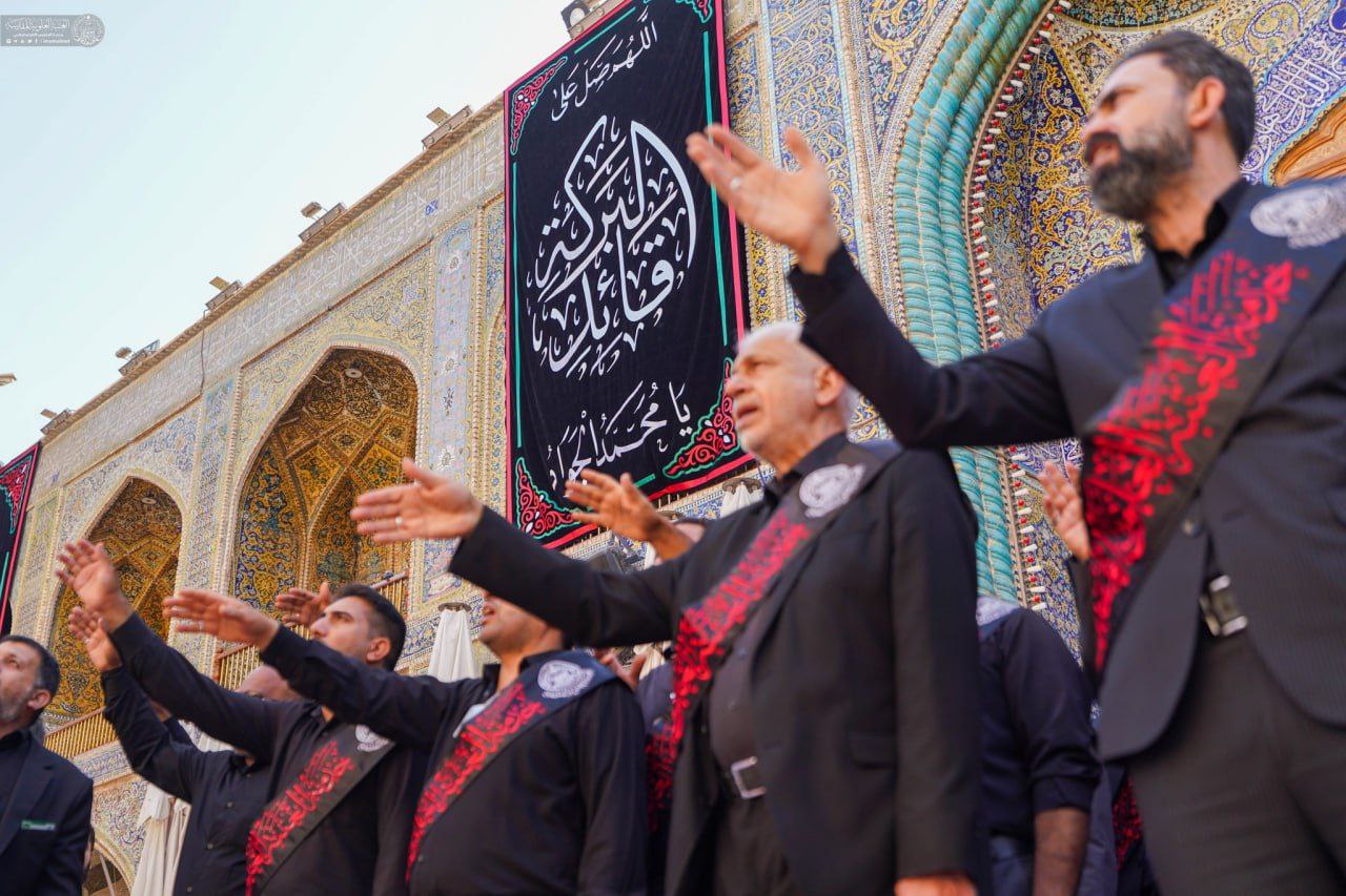 مراسم عزاداری موکب خادمان آستان مقدس علوی به مناسبت شهادت جوادالائمه