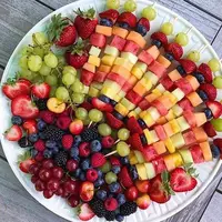 تزئین جالب میوه های بهاری