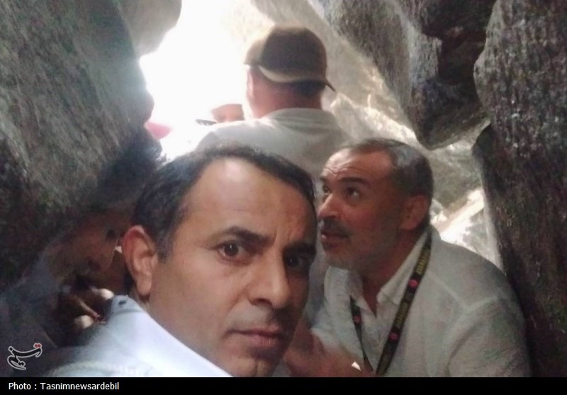 صعود حجاج اردبیلی به قله جبل النور