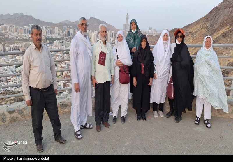 صعود حجاج اردبیلی به قله جبل النور