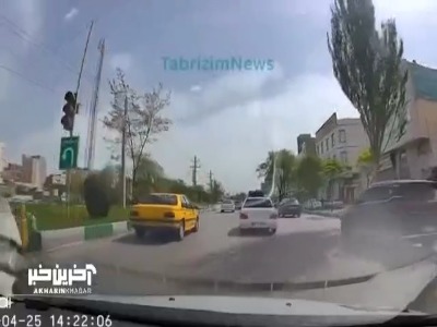 برخورد خودرو با یک سرباز در تبریز