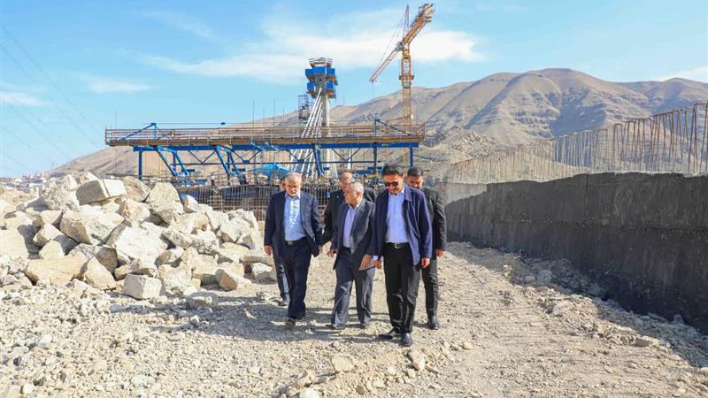 بازدید رئیس دفتر بازرسی ویژه ریاست‌جمهوری از آزادراه شهید سلیمانی کرج