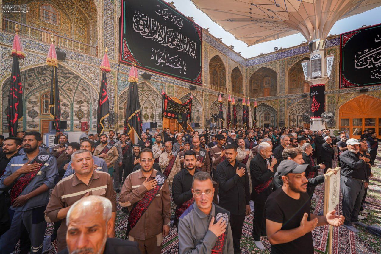 مراسم عزاداری موکب خادمان آستان مقدس علوی به مناسبت شهادت جوادالائمه